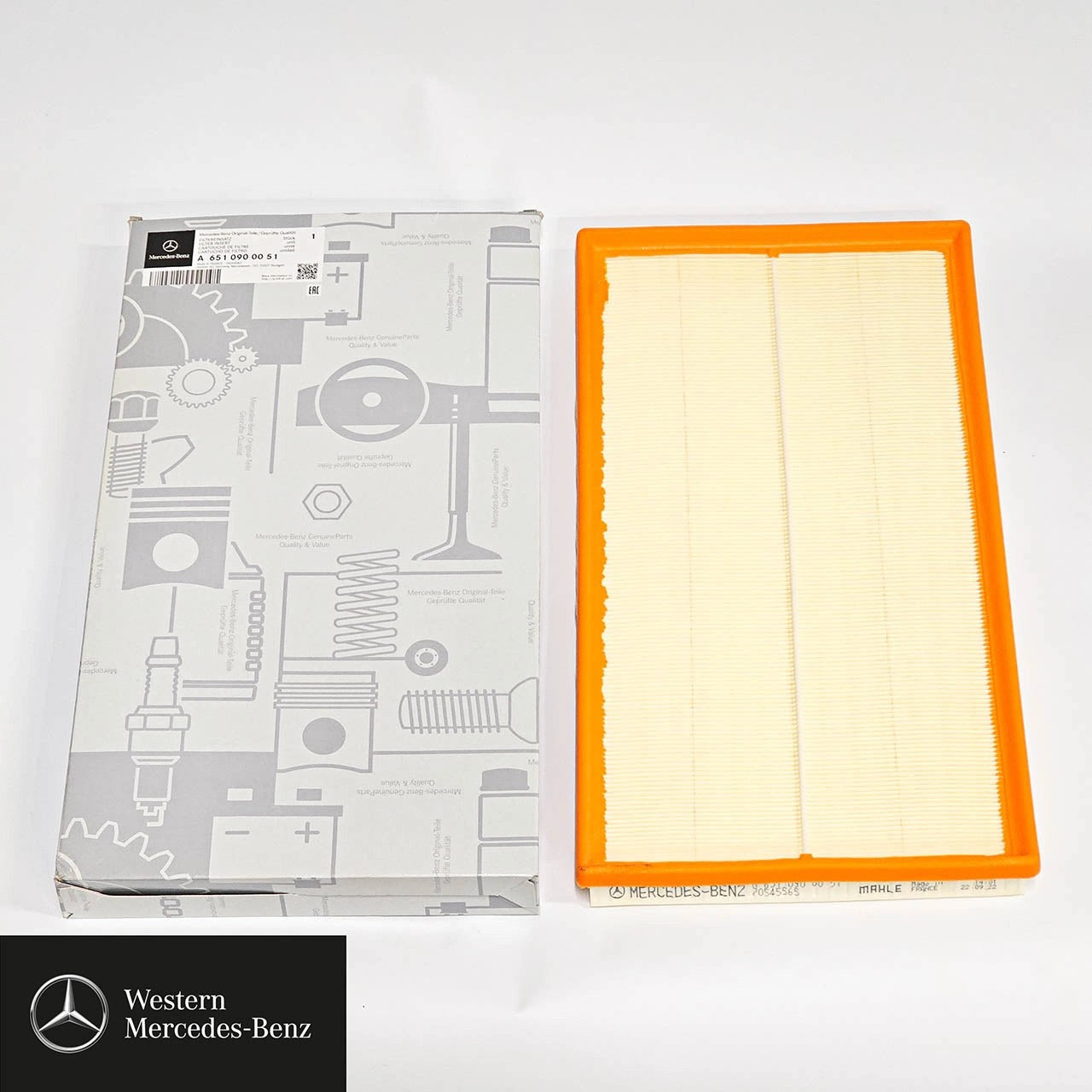 GenuineMercedes-BenzAirFilterA6510900051For447ModelSeriesWithOM651DieselEngine