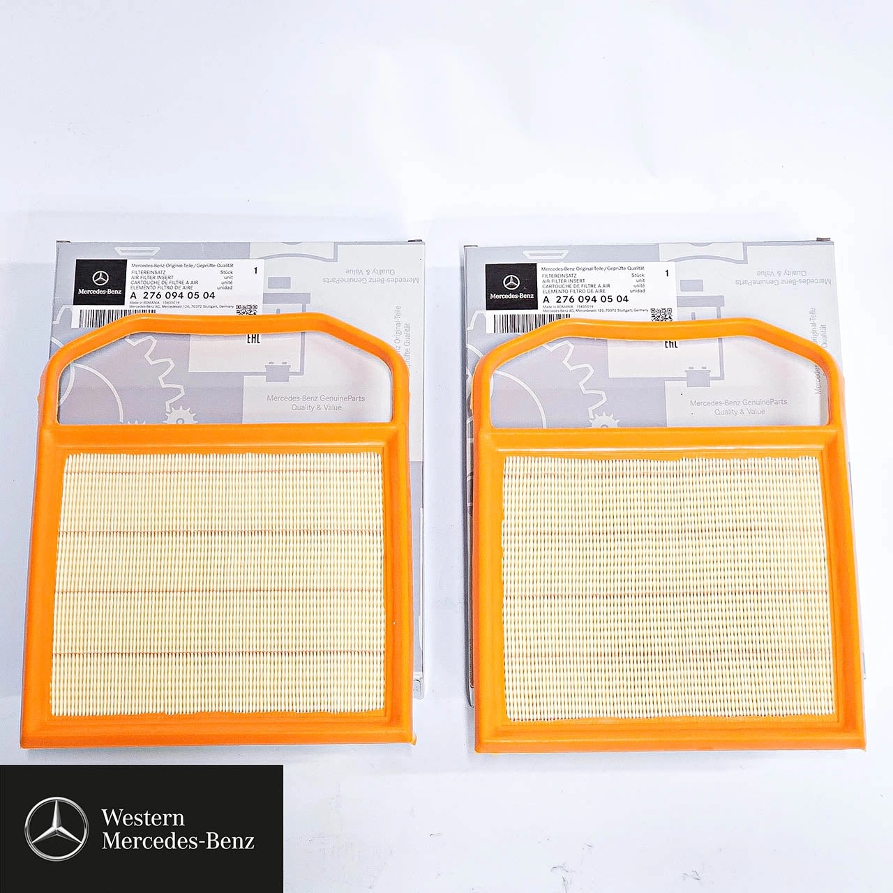 GenuineMercedes-BenzAirFilters(SetOf2Left/Right)ForM276PetrolEngine