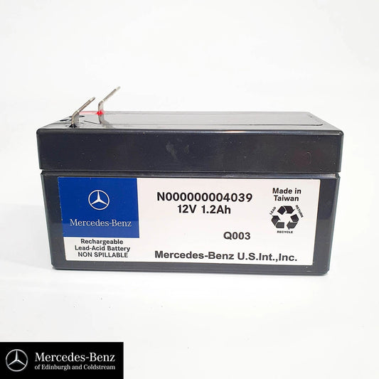 GenuineMercedes-BenzAuxiliaryBattery,ElectricalSystemBattery12V1.2AH