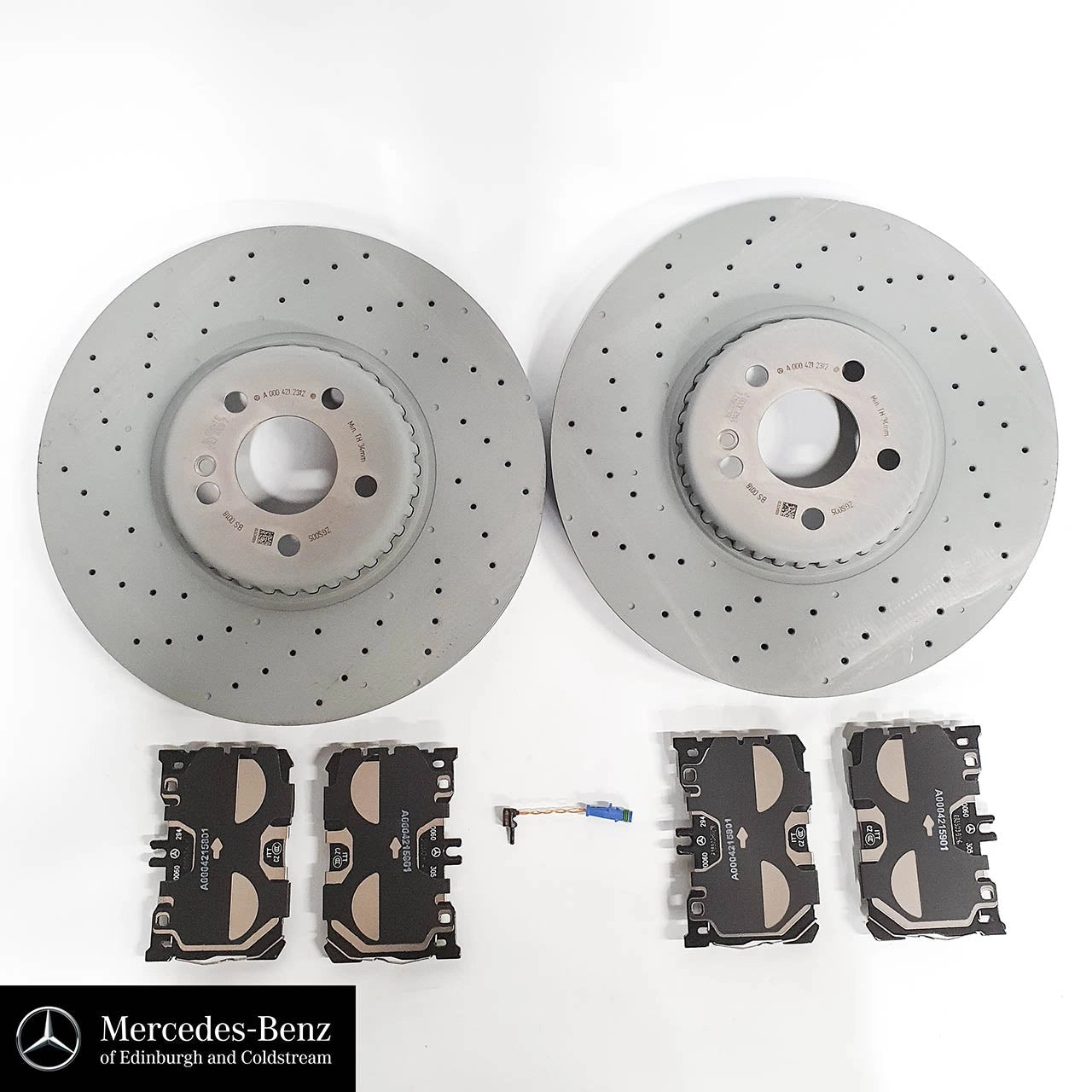 GenuineMercedes-BenzBrakeDiscs,Pads&WearSensorsFrontForEClass,GLC250D4MATIC
