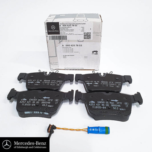 GenuineMercedes-Benzbrakepads&wearsensor-REAR-CClass,GLC