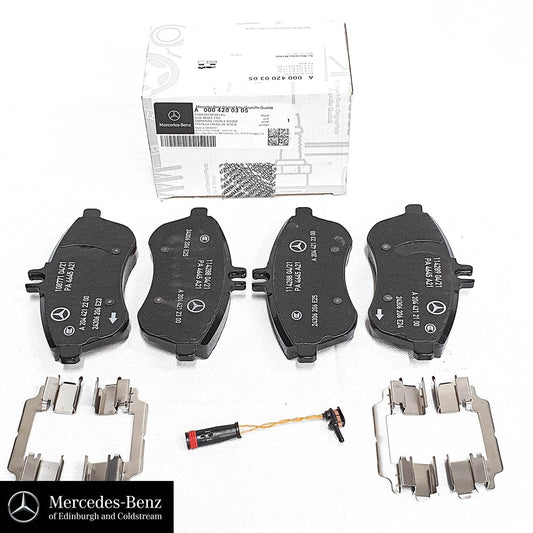 GenuineMercedes-BenzBrakePadsSet-Front-EClass204,212Models