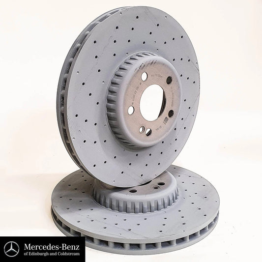 GenuineMercedes-BenzCompoundFrontBrakeDiscsC-ClassE-ClassWithAMGpackage