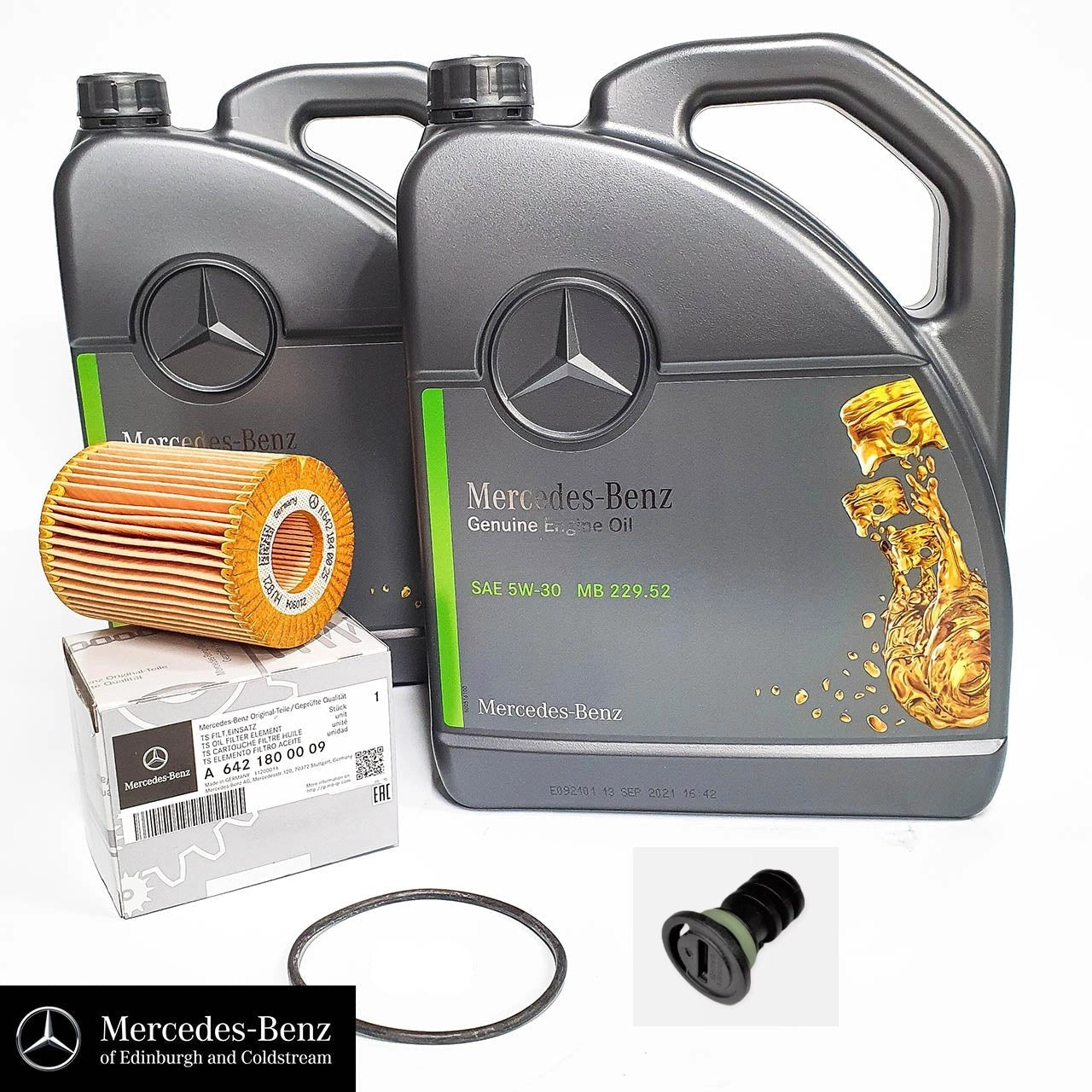 GenuineMercedes-BenzDieselV6OM642Oil,Filter&SumpPlug