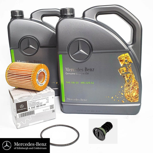 GenuineMercedes-BenzDieselV6OM642EngineOil,OilFilter,SumpPlugWasher-ServiceKit