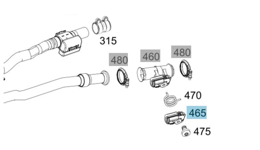 GenuineMercedes-BenzExhaustGasFlapController