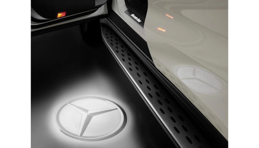 GenuineMercedes-BenzExitlamp,doorlamp,LEDlogoprojector,Mercedesstar,2-pieceforleftandrightdoorA2138204503
