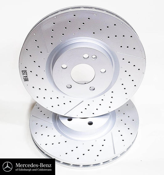 GenuineMercedes-BenzFrontBrakeDiscsset-A45AClass,CLA,GLAAMG