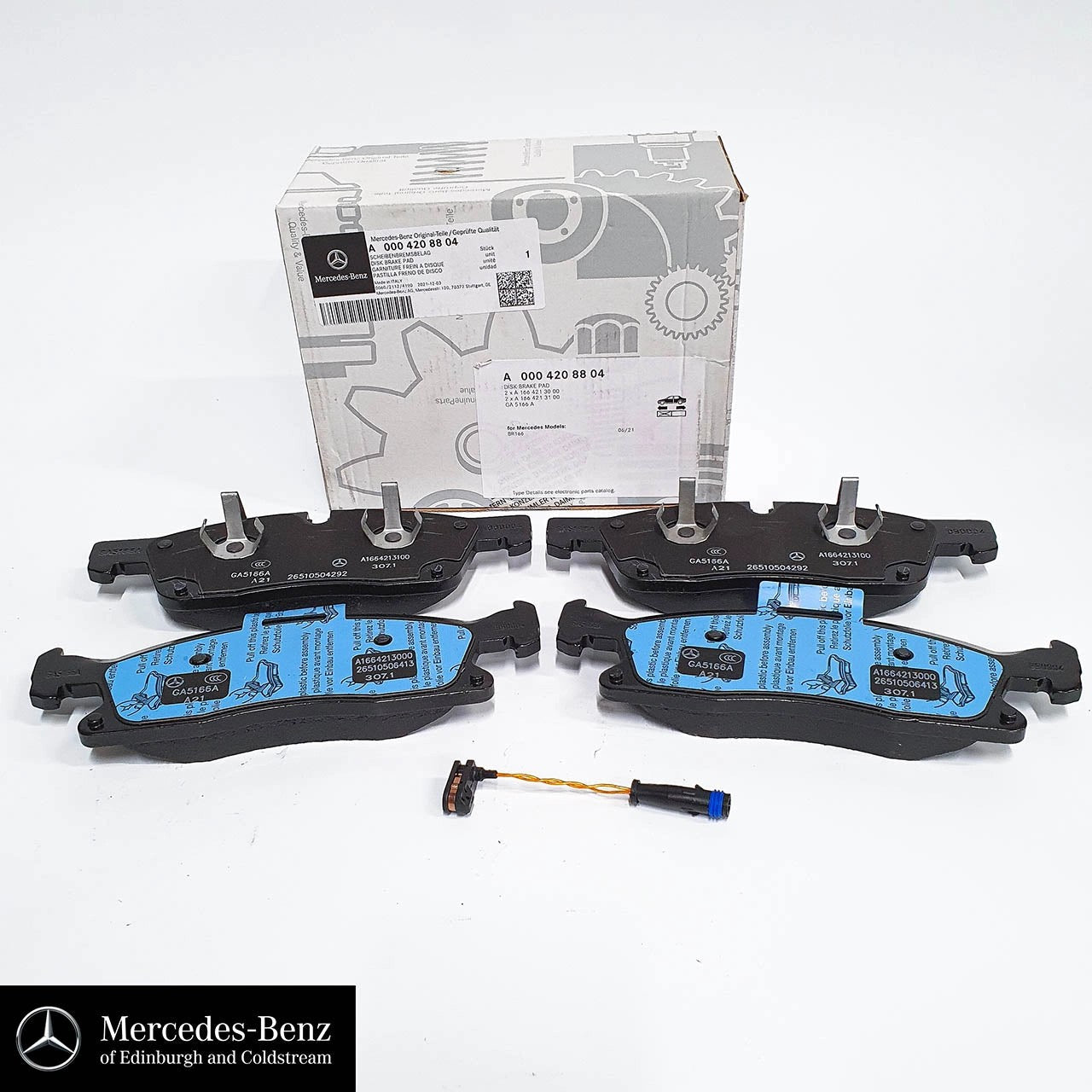 GenuineMercedes-BenzFrontBrakePadsMLGLEMercedes166and292modelseries