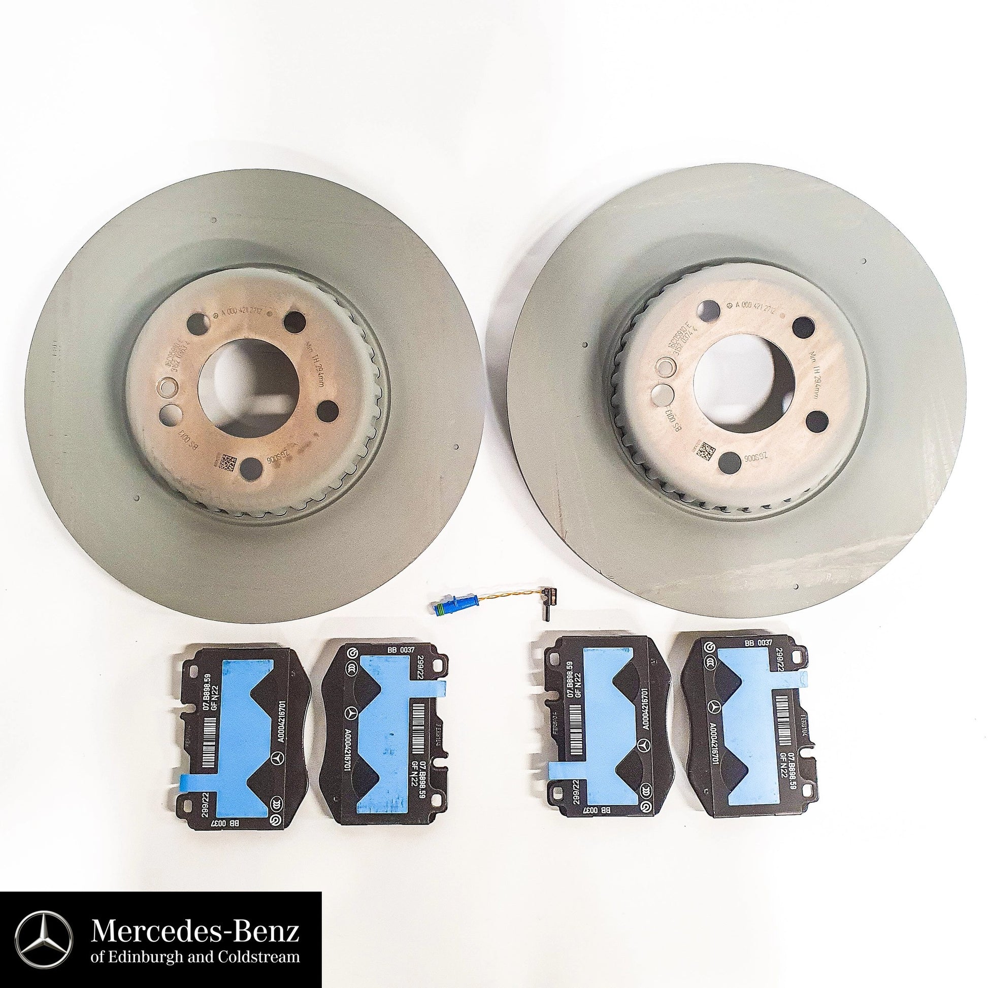 GenuineMercedes-BenzFrontBrakeDiscs,Pads&WearSensorEClass213