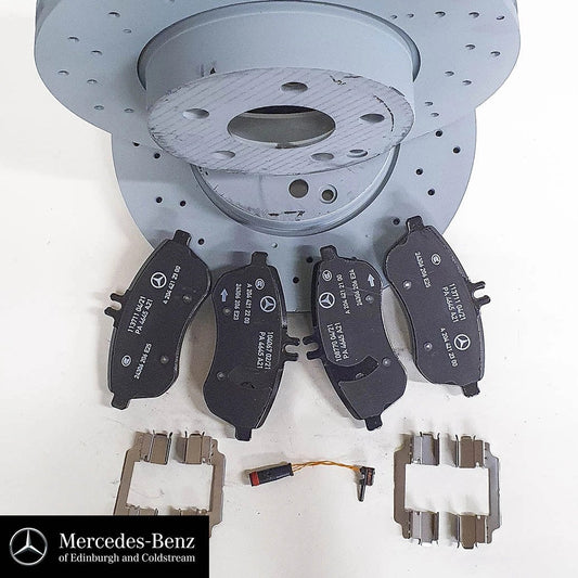 GenuineMercedes-BenzFrontBrakePads,Discs&SensorCClass204A2044213612