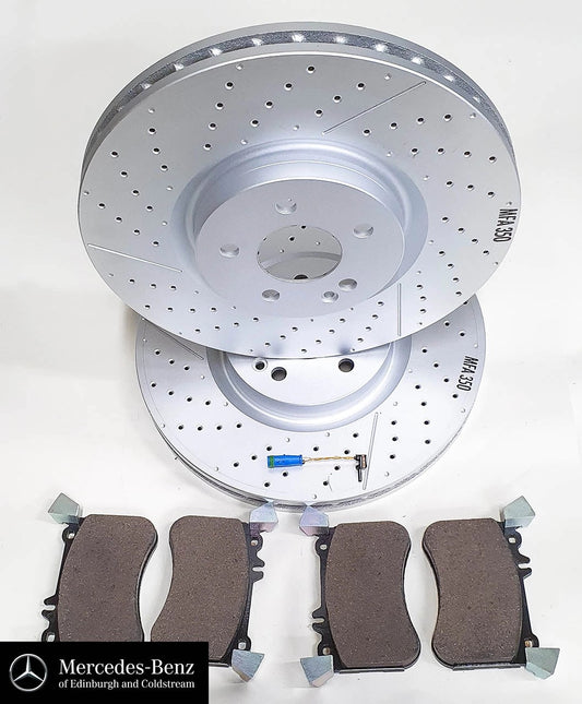GenuineMercedes-BenzFrontBrakeDiscs&Pads-A45AClass,CLA,GLAAMG