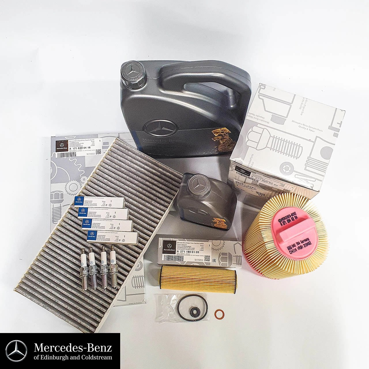 GenuineMercedes-BenzM271EngineServiceKit6LOfEngineOil&Filters-SLKCLCEClass