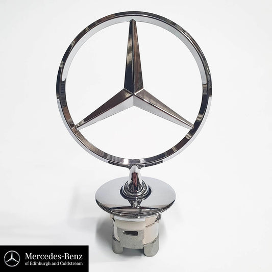 GenuineMercedes-BenzRaisedBonnetStar-Chrome