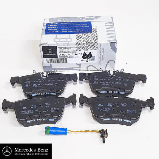 GenuineMercedes-BenzRearBrakePadsandsensorforGLC,CClass205,206