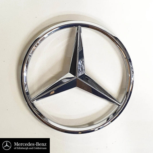 GenuineMercedes-BenzSilver-ChromeRadiatorGrilleStarEmblem