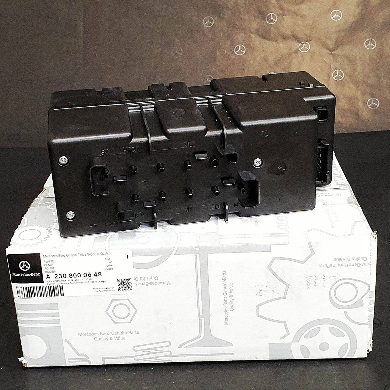 GenuineMercedes-BenzSLCentralLockingPumpPSEVacuumControlUnit