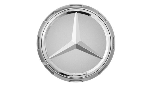 GenuineMercedes-BenzWheelTrimCover-AMGHubCap,InCentreLockDesignDarkShadowChromeMetallic