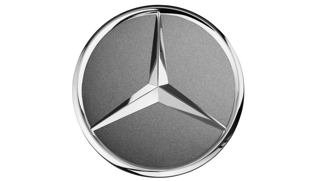 GenuineMercedes-BenzWheelTrimCover-HubCapStar-Grey