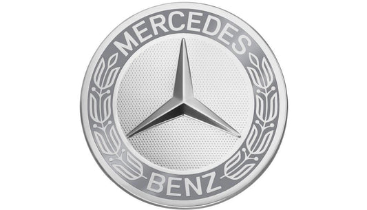 GenuineMercedes-BenzWheelTrimCover-HubCapStarWithLaurelWreath,ClassicDesign-Grey