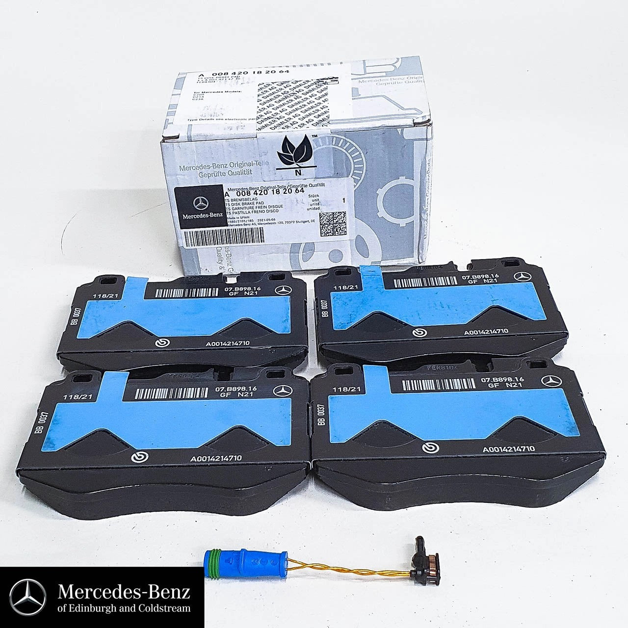GenuineMercedesFrontBrakePadsCClassEClassmodelswithSportsBrakePackage