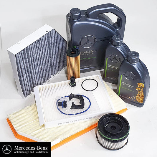 GenuineMercedesServiceKitEClassW213OM654DieselEngineOil&Filters-ServiceKit