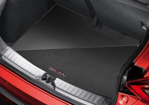 GenuineNissanMicra(K14FR)InvigoratingRedTrunkMat,Reversible-2017-2023