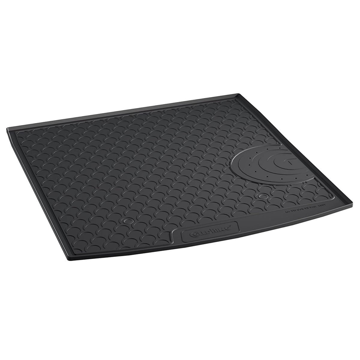 GledringTailoredBlackBootLinertofitVolkswagenGolfEstateMk.72013-2020(withRaisedBootFloor)