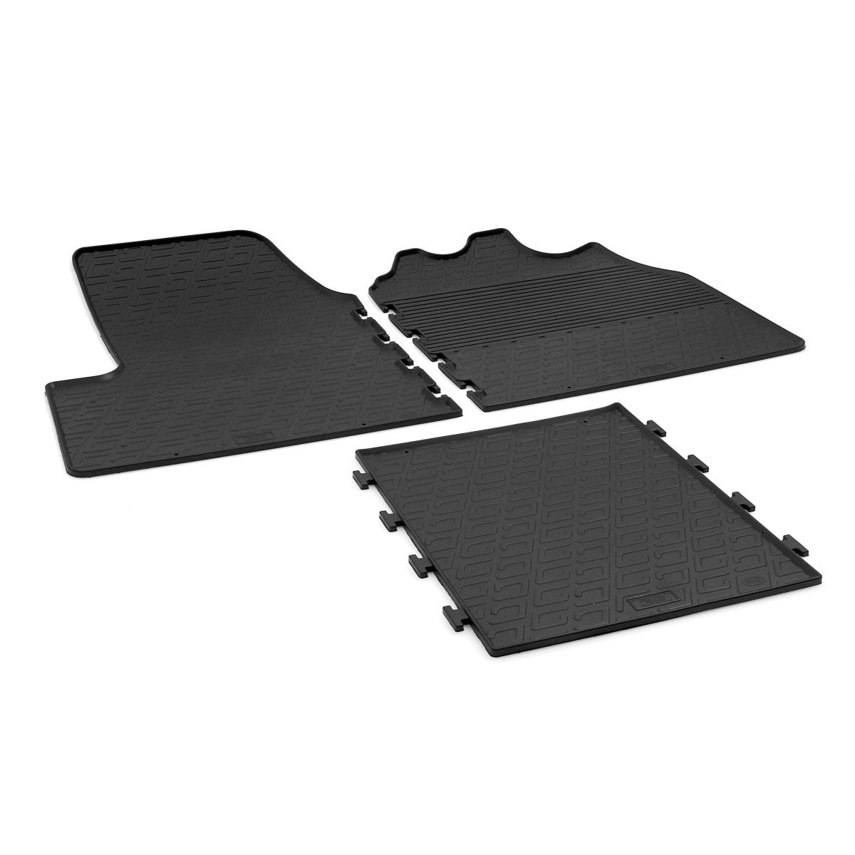 GledringTailoredBlackRubber3PieceFloorMatSettofitCitroenRelayVanMk.3/4(Manual)2014-2026