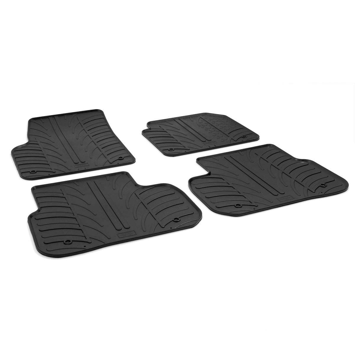 GledringTailoredBlackRubber4PieceFloorMatSettofitLandRoverDiscoverySport2014-2019