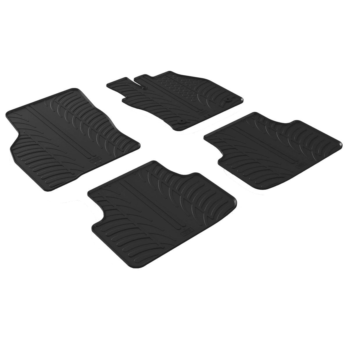 GledringTailoredBlackRubber4PieceFloorMatSettofitCUPRALeon2020-2026
