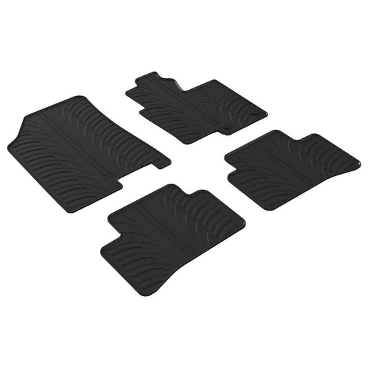 GledringTailoredBlackRubber4PieceFloorMatSettofitHyundaiTucsonMk.3(Excl.Hybrid)2021-2026