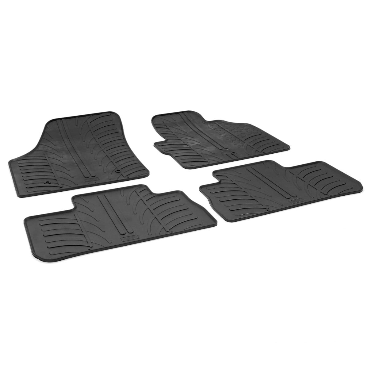 GledringTailoredBlackRubber4PieceFloorMatSettofitLandRoverFreelander22006-2016