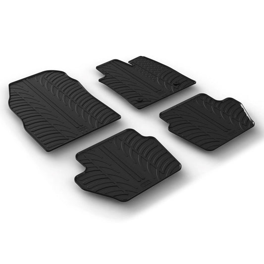 GledringTailoredBlackRubber4PieceFloorMatSettofitFordPuma2020-2026