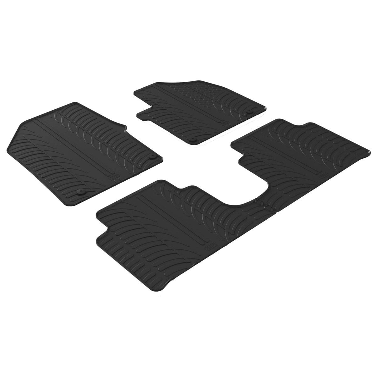 GledringTailoredBlackRubber4PieceFloorMatSettofitHyundaiIONIQ52021-2026