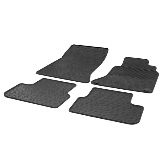 GledringTailoredBlackRubber4PieceFloorMatSettofitMercedesBClass(W246)2012-2018