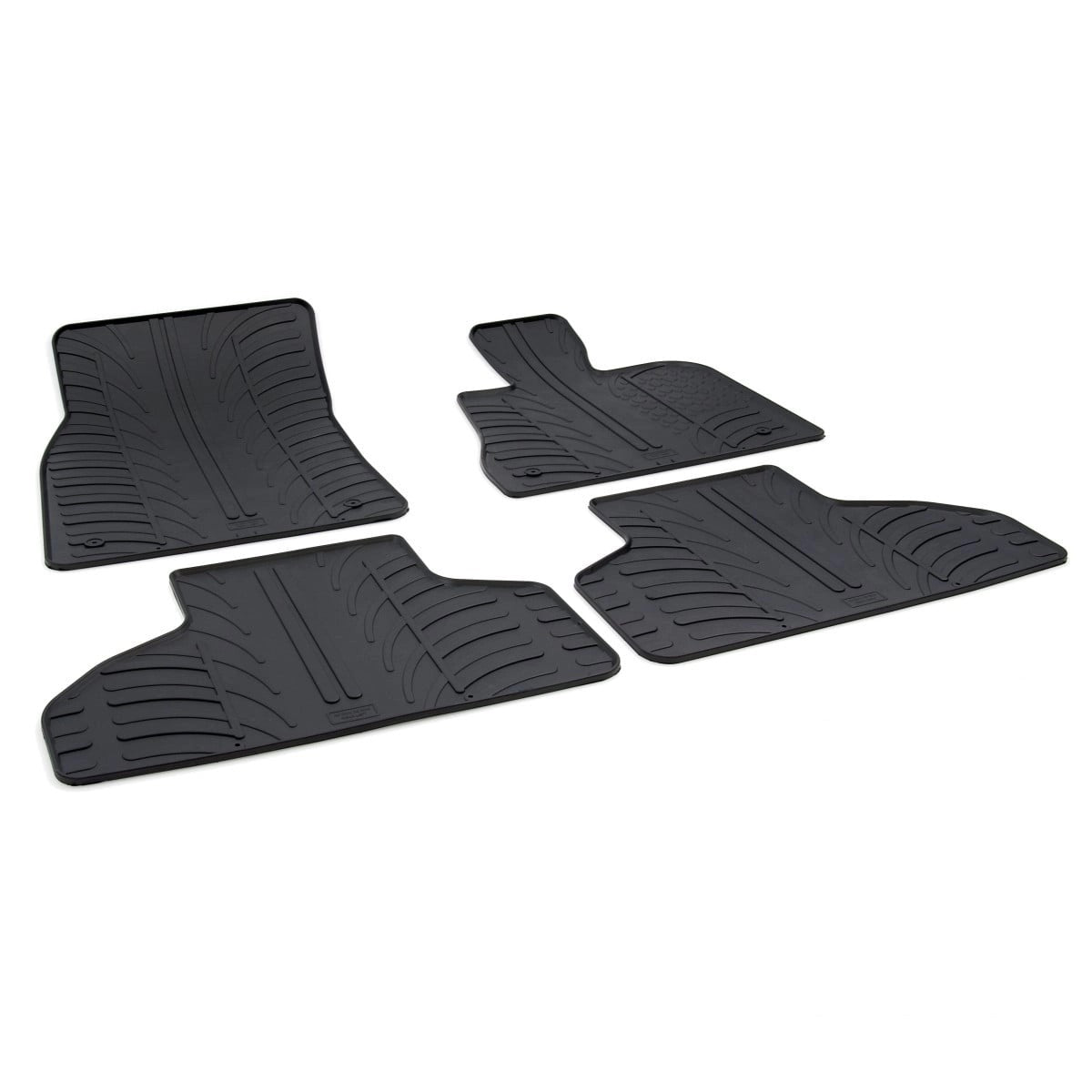 GledringTailoredBlackRubber4PieceFloorMatSettofitBMWX5(F15)2013-2018