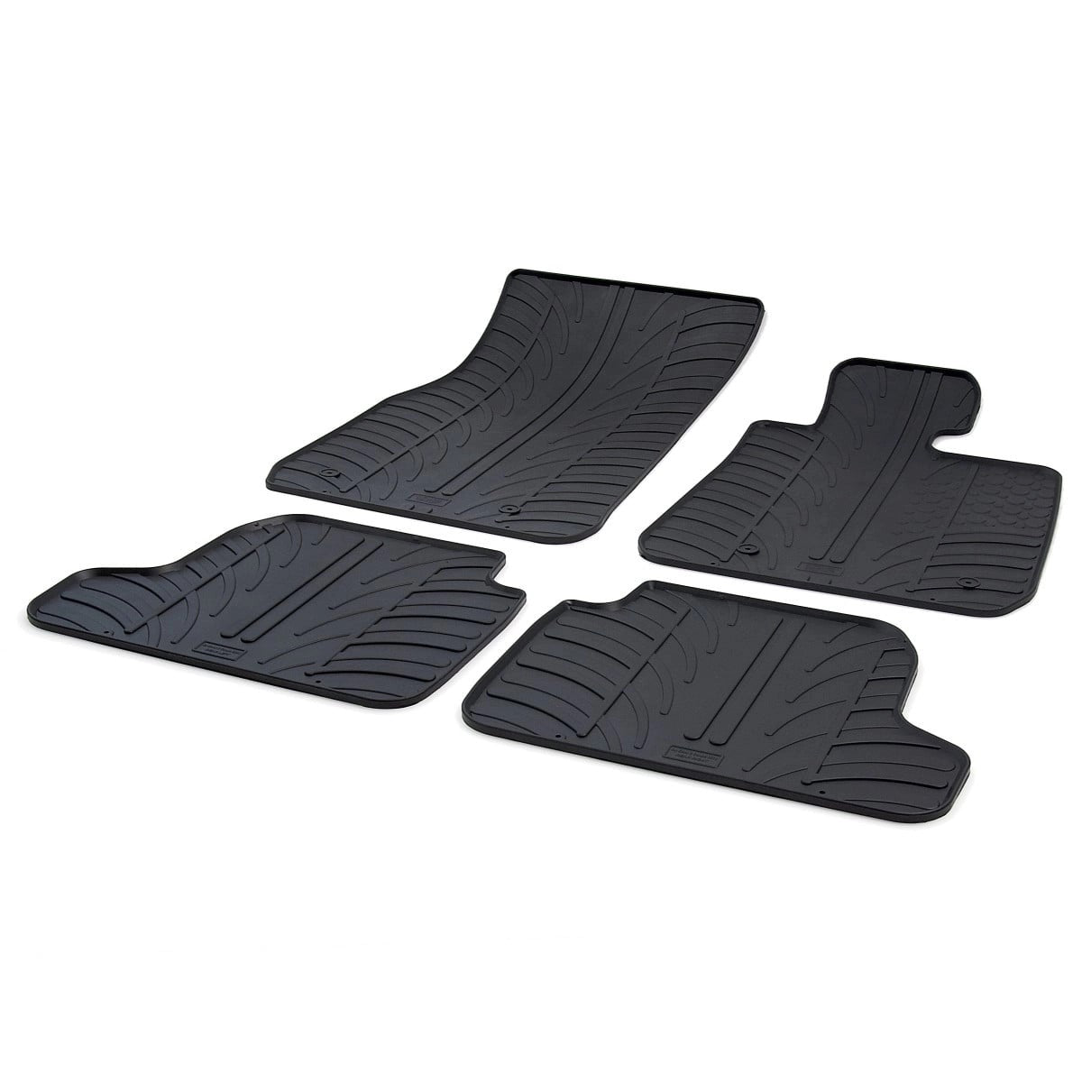 GledringTailoredBlackRubber4PieceFloorMatSettofitBMW2SeriesCoupe(F22)2014-2021