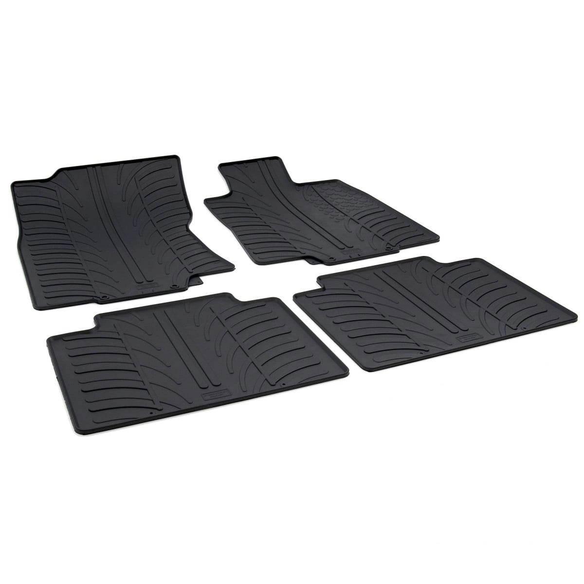 GledringTailoredBlackRubber4PieceFloorMatSettofitNissanX-TrailMk.32014-2022