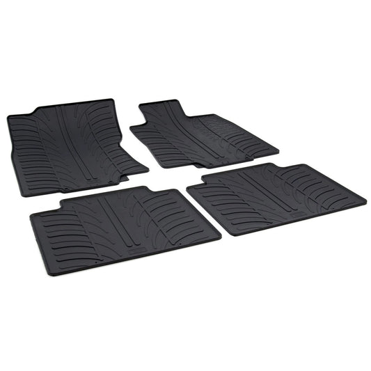 GledringTailoredBlackRubber4PieceFloorMatSettofitNissanX-TrailMk.32014-2022