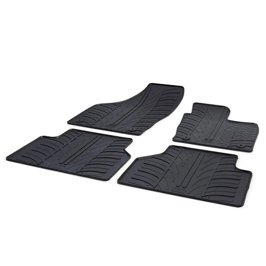 GledringTailoredBlackRubber4PieceFloorMatSettofitAudiQ3Mk.12011-2018