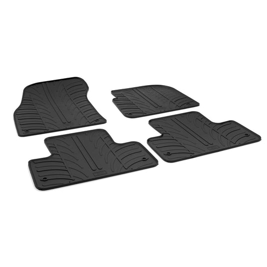 GledringTailoredBlackRubber4PieceFloorMatSettofitLandRoverRangeRoverEvoqueMk.12011-2018