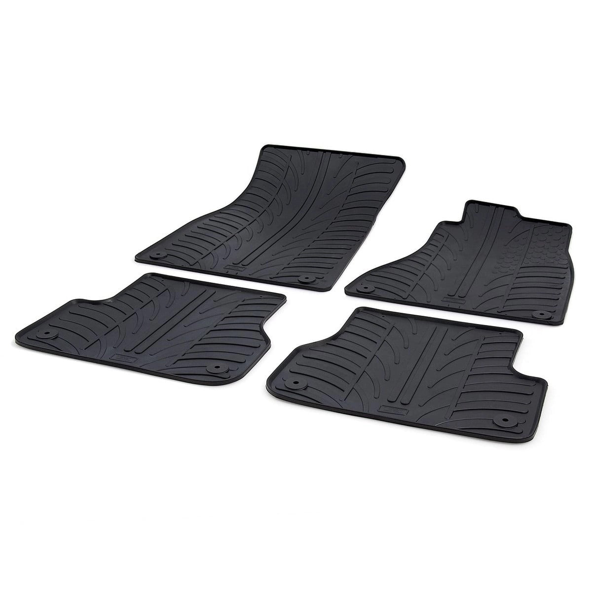 GledringTailoredBlackRubber4PieceFloorMatSettofitAudiA7Mk.12011-2018