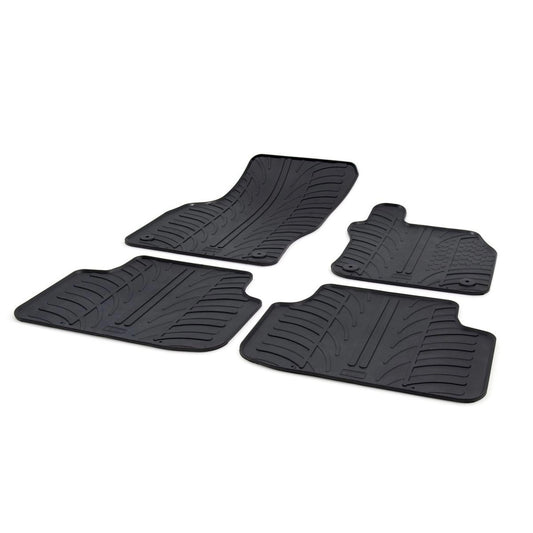 GledringTailoredBlackRubber4PieceFloorMatSettofitSkodaOctaviaMk.32013-2020