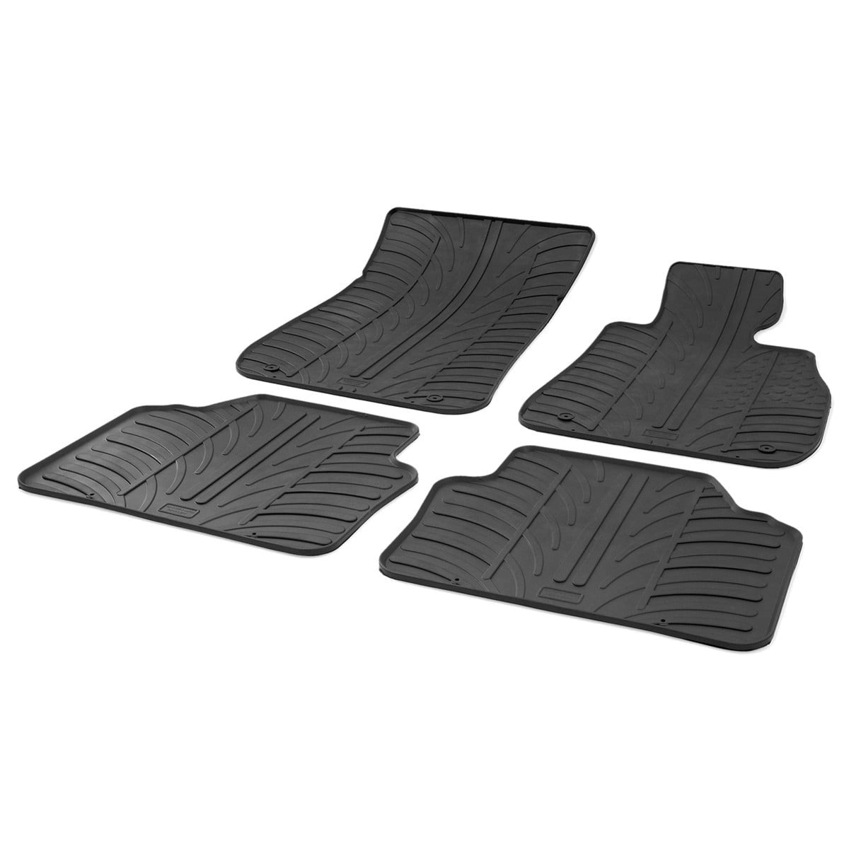GledringTailoredBlackRubber4PieceFloorMatSettofitBMW3Series(E90/E91)2005-2012