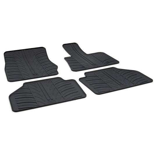 GledringTailoredBlackRubber4PieceFloorMatSettofitBMWX3(F25)2010-2017