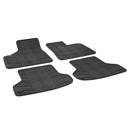 GledringTailoredBlackRubber4PieceFloorMatSettofitAudiA3(3&5Door)(8P)2003-2012