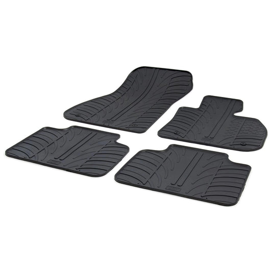 GledringTailoredBlackRubber4PieceFloorMatSettofitBMW2SeriesActiveTourer(F45)2014-2021