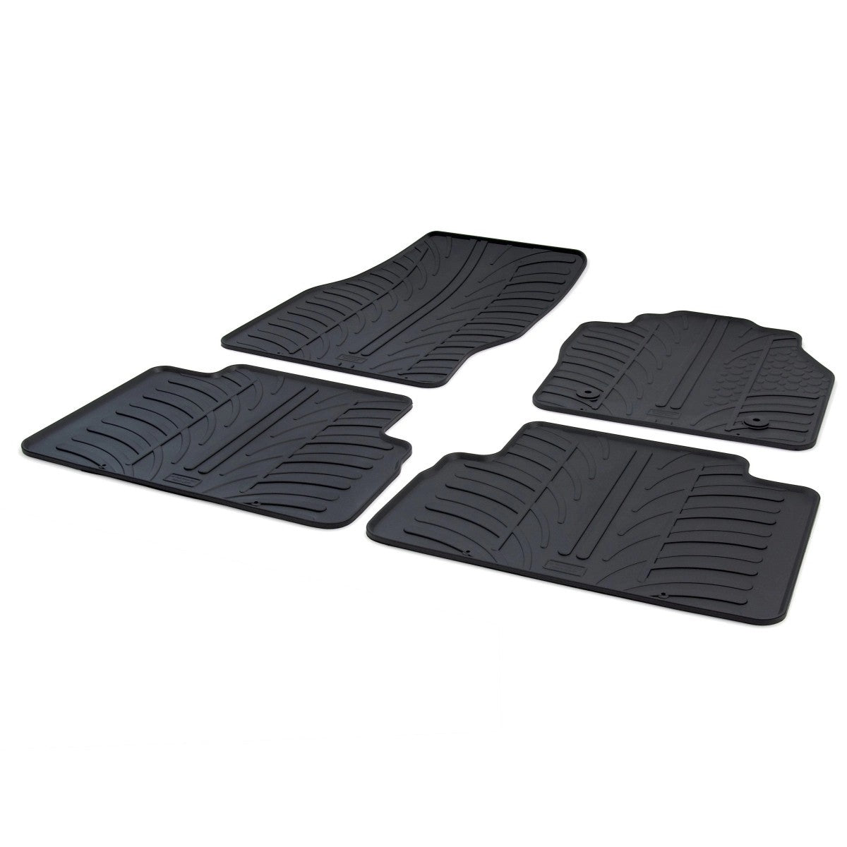 GledringTailoredBlackRubber4PieceFloorMatSettofitFordC-MaxMk.22010-2019