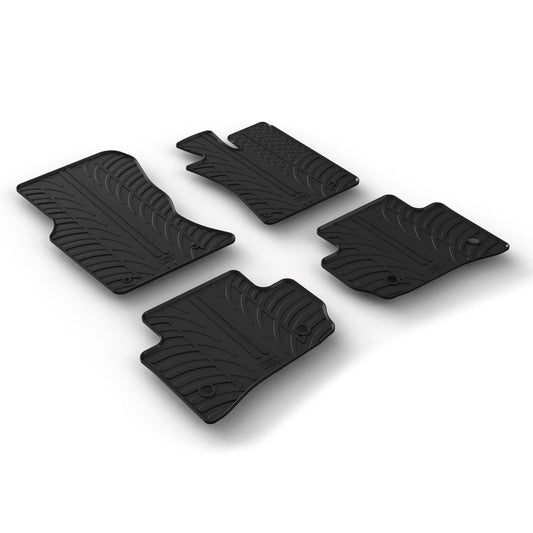 GledringTailoredBlackRubber4PieceFloorMatSettofitLandRoverRangeRoverVelar2017-2026